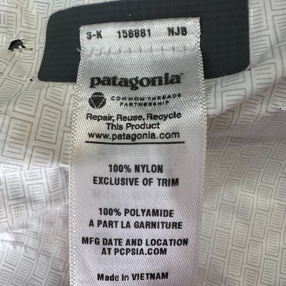 Patagonia Torrentshell Stretch H2No Rain Jacket Womens Small Gray FLAWS READ - Picture 6 of 15
